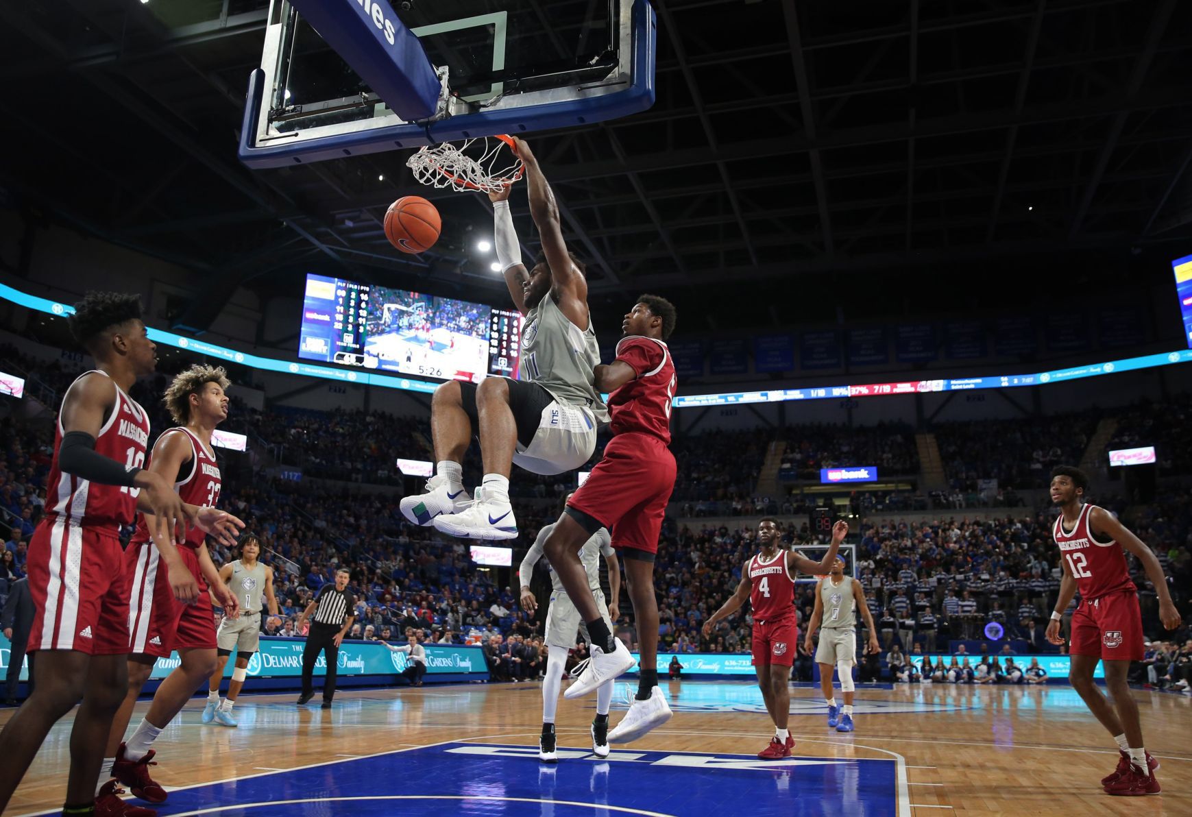 St. Louis University beats UMass 83-80 in overtime